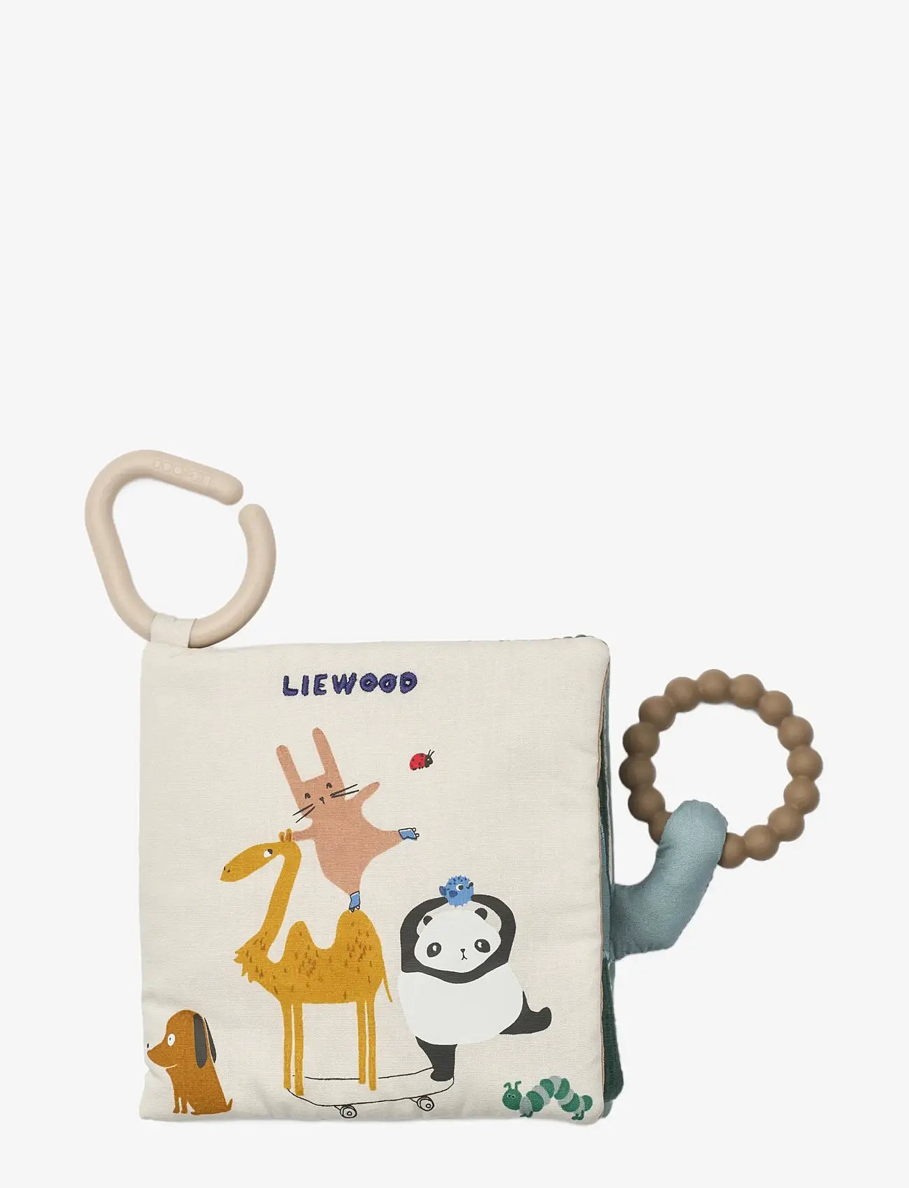 Liewood - Fey Around The World Fabric Book - bidelegetøj - around the world / sandy - 1