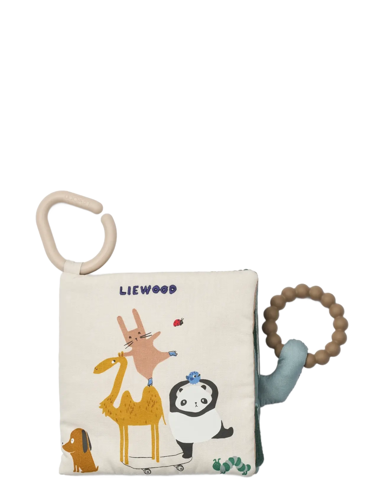 Liewood Fey Around The World Fabric Book - Bitleksaker - AROUND THE WORLD / SANDY / cream