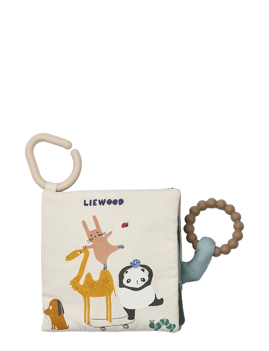 Liewood - Fey Around The World Fabric Book - närimismänguasjad - around the world / sandy - 1