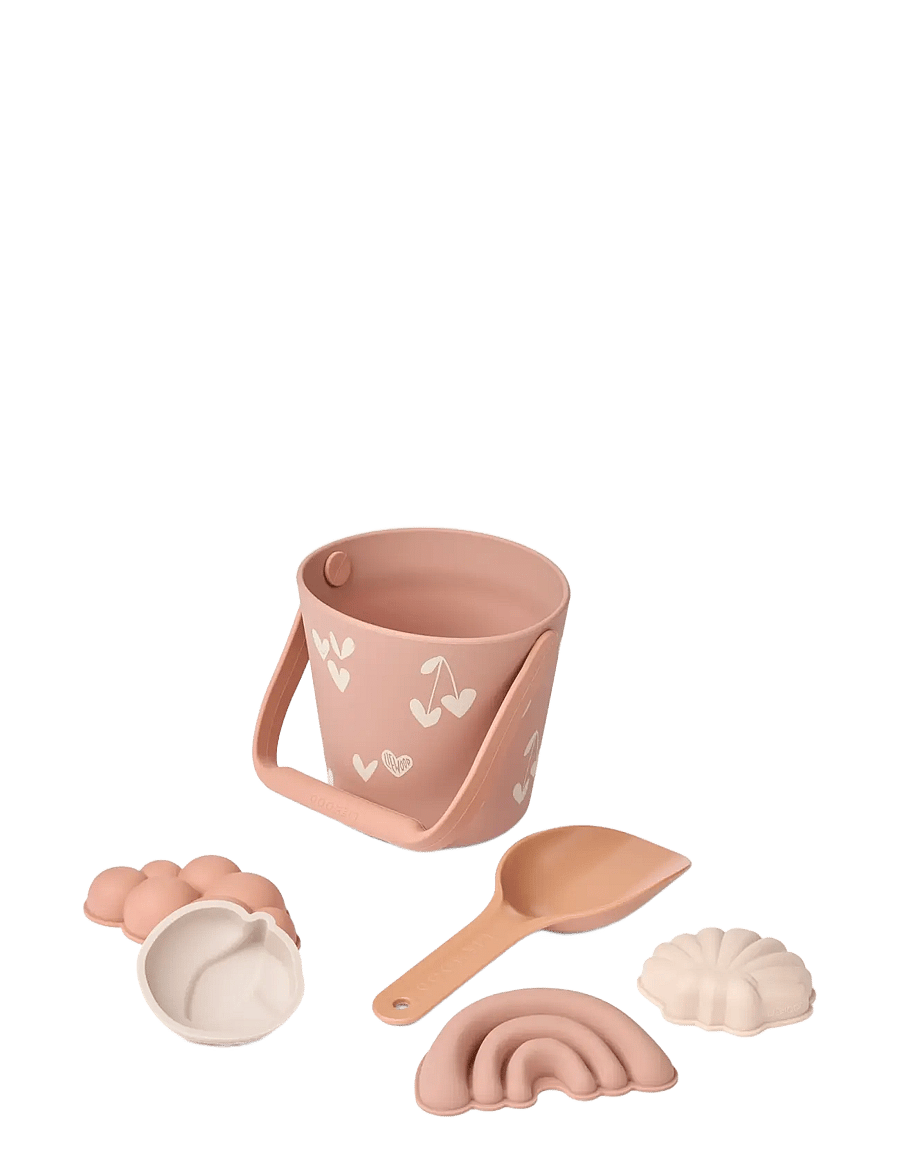 Liewood - Gilma Sweethearts Beach Set - sandleker - sweethearts / pale tuscany - 1