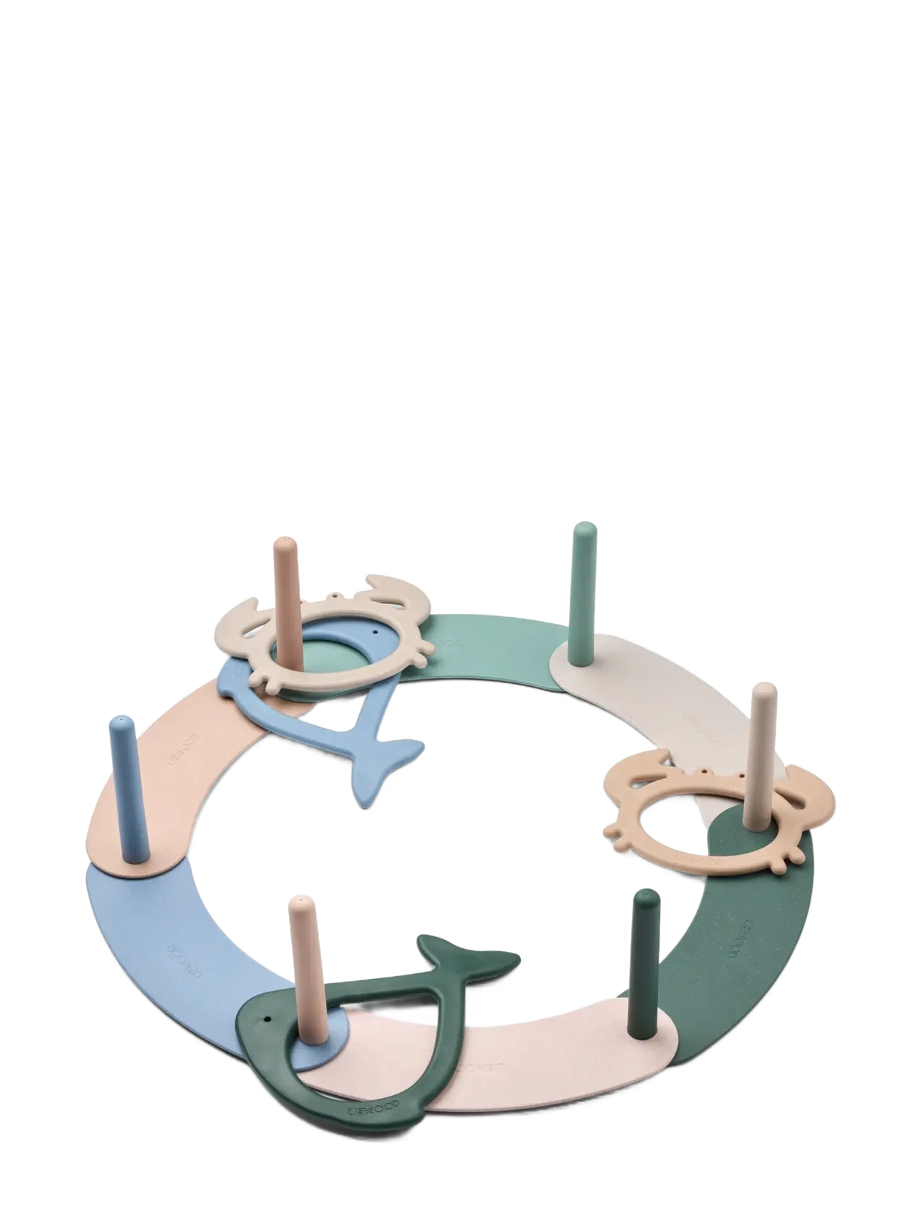Liewood Noova Ring Toss Game Sea Creature - 4 for 3 - PEPPERMINT MULTI MIX / blue