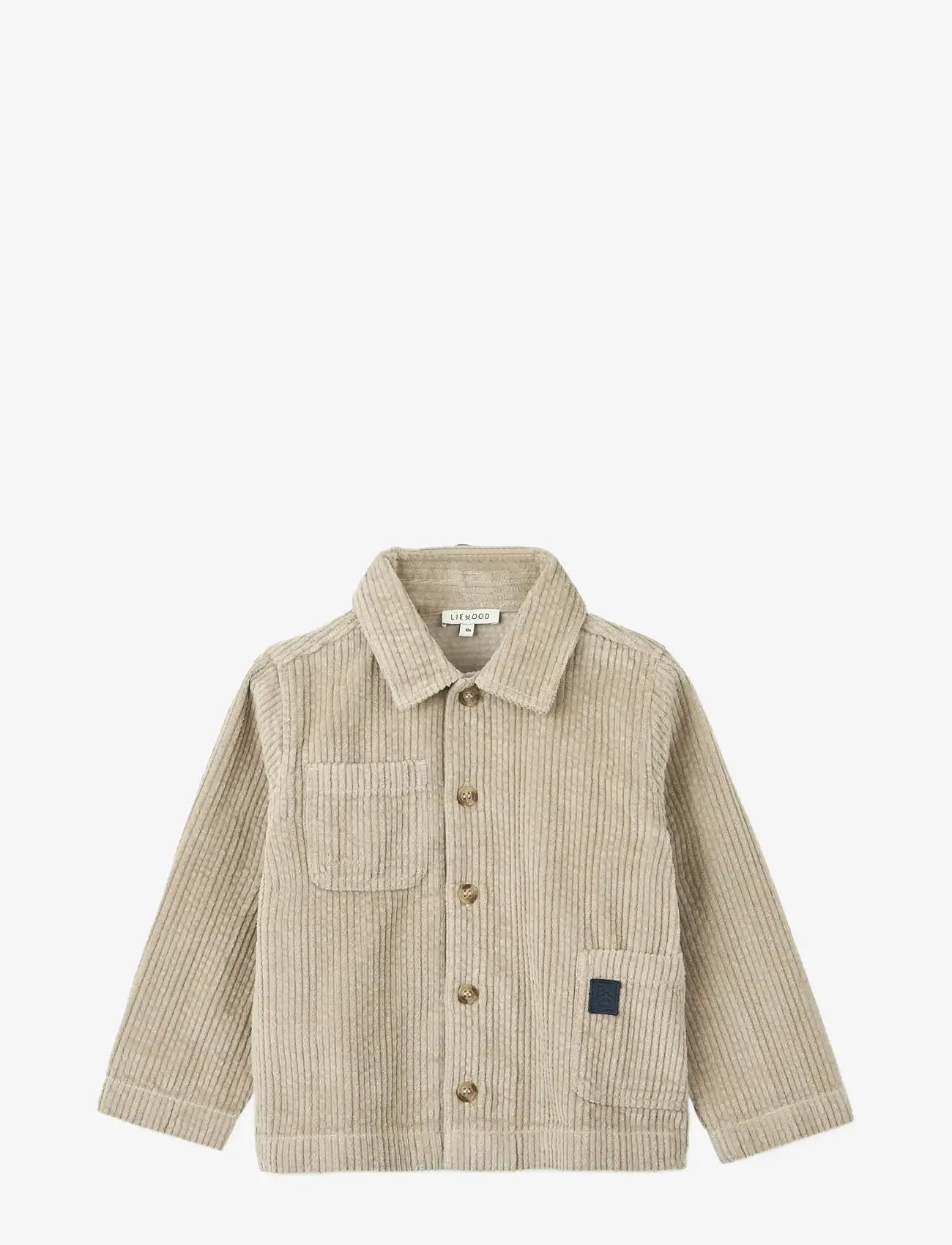 Liewood - Paule Corduroy Overshirt - denimjakker - mist - 0