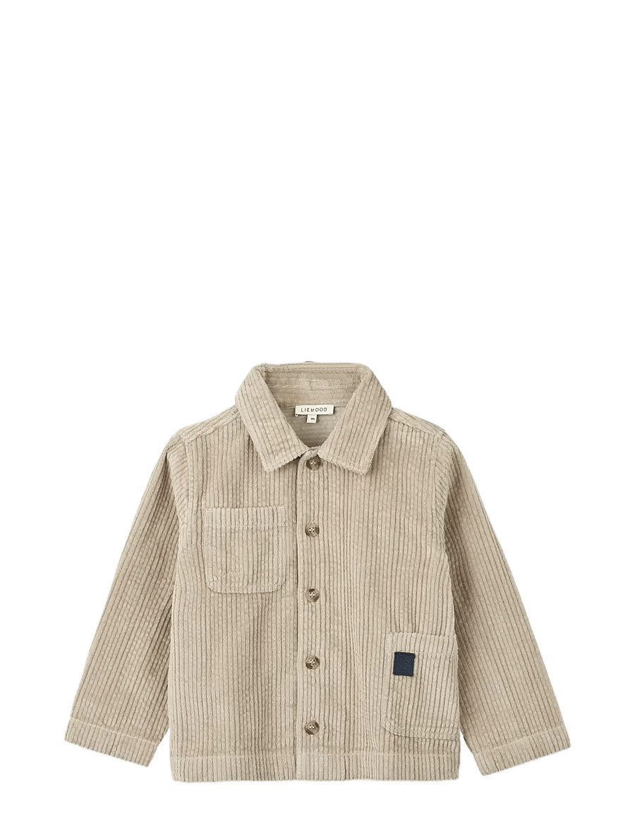 Liewood - Paule Corduroy Overshirt - jeansjacken - mist - 0