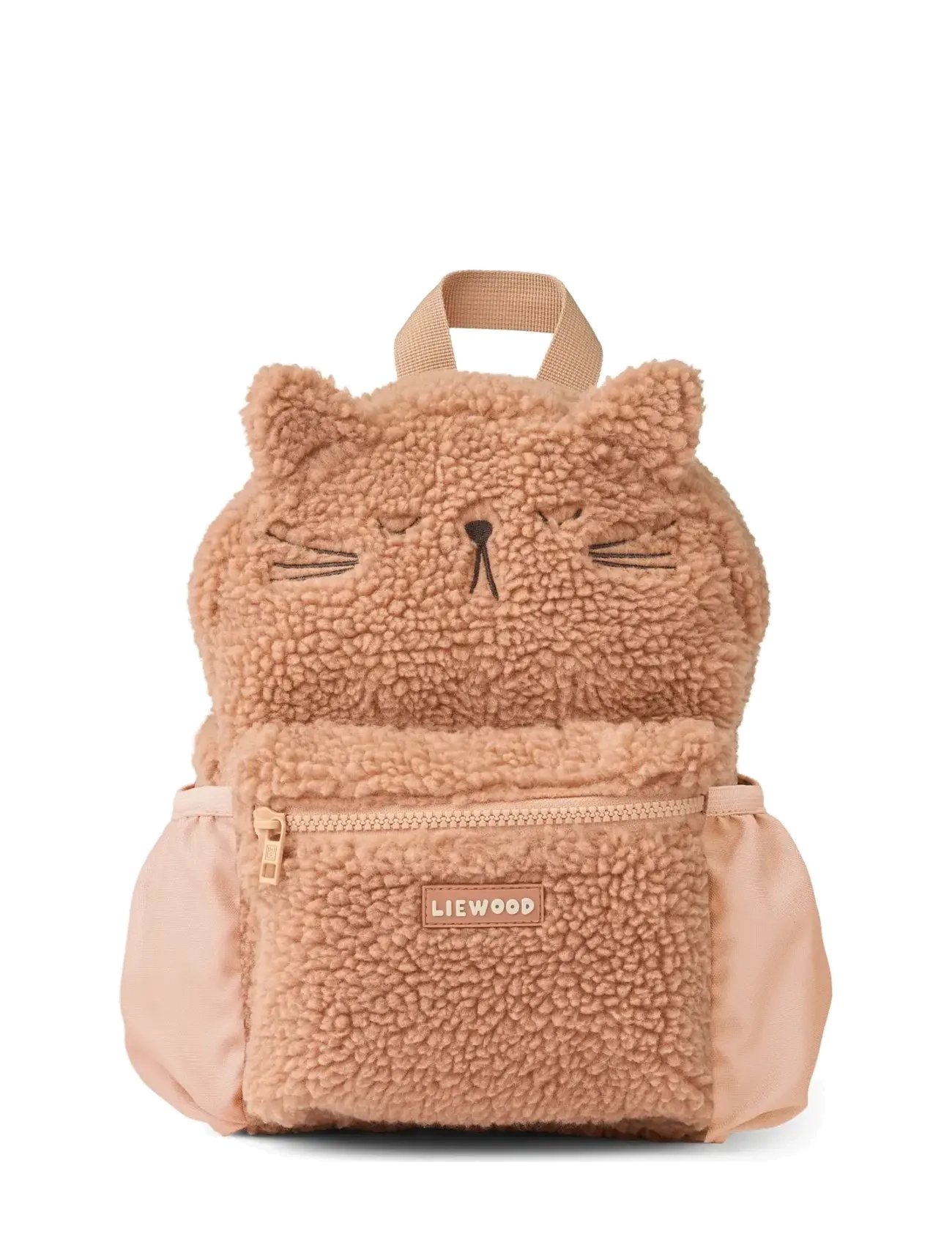 Liewood Andreas Pile Cat Backpack - Ryggsäckar - PALE TUSCANY / beige