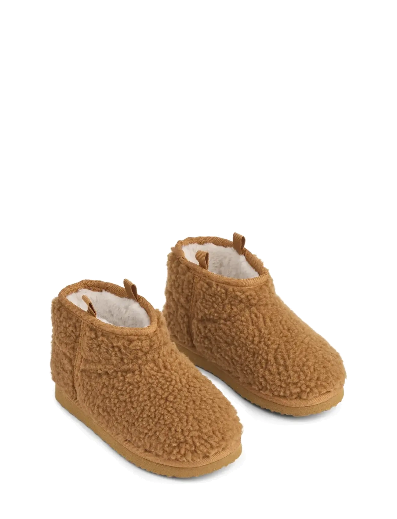 Liewood Alban Pile Shoes, Børn, Plys Hjemmesko Støvler, Brun, Str: 27
