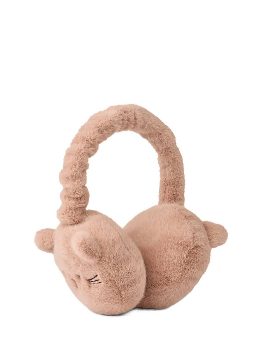 Liewood - Timothy Plush Cat Ear Warmers - Öronmuffar - pale tuscany - 2