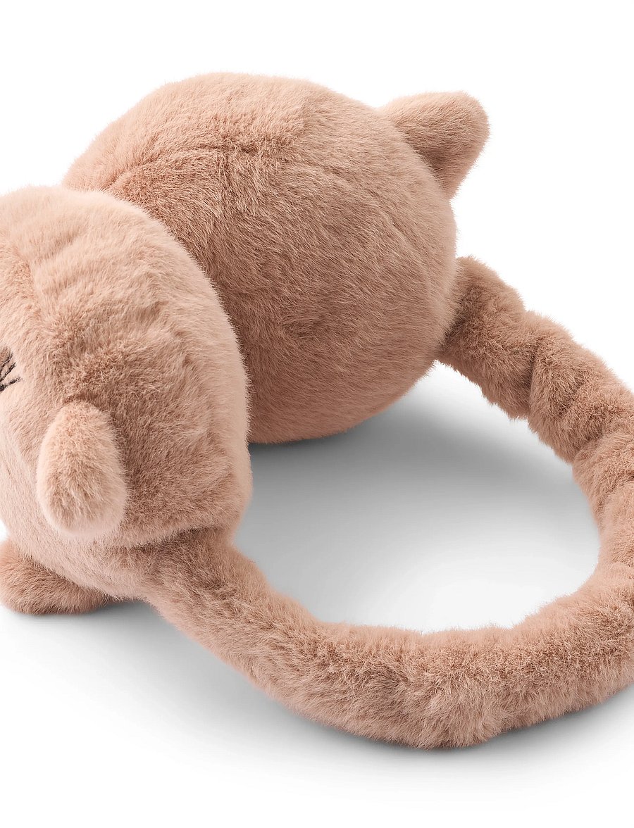 Liewood - Timothy Plush Cat Ear Warmers - Öronmuffar - pale tuscany - 5