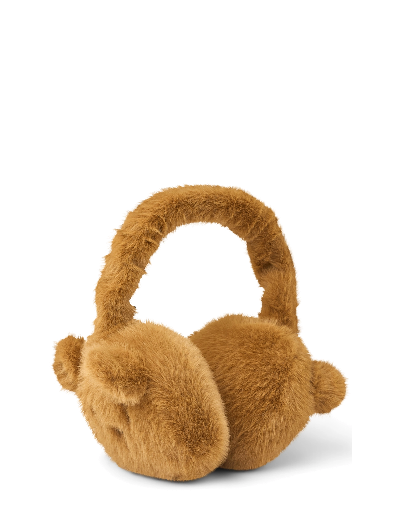 Liewood Timothy Plush Bear Ear Warmers - Öronmuffar - GOLDEN CARAMEL / brown