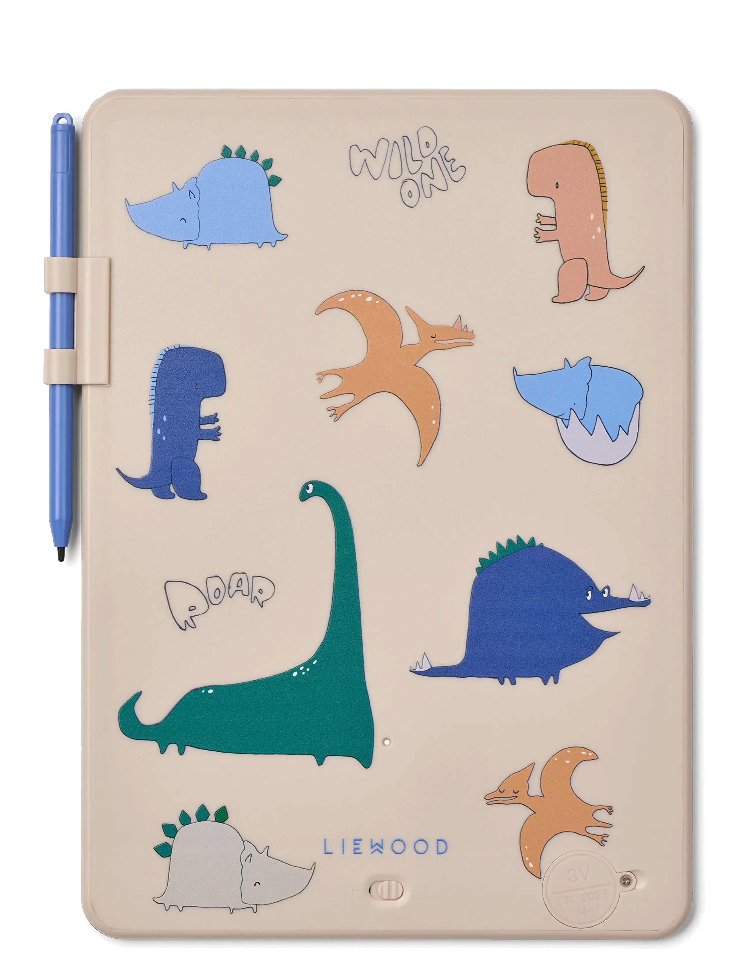 Liewood - Zora Magic Drawing Board 10 Inches - zeichenbretter - dino roar / sandy - 1