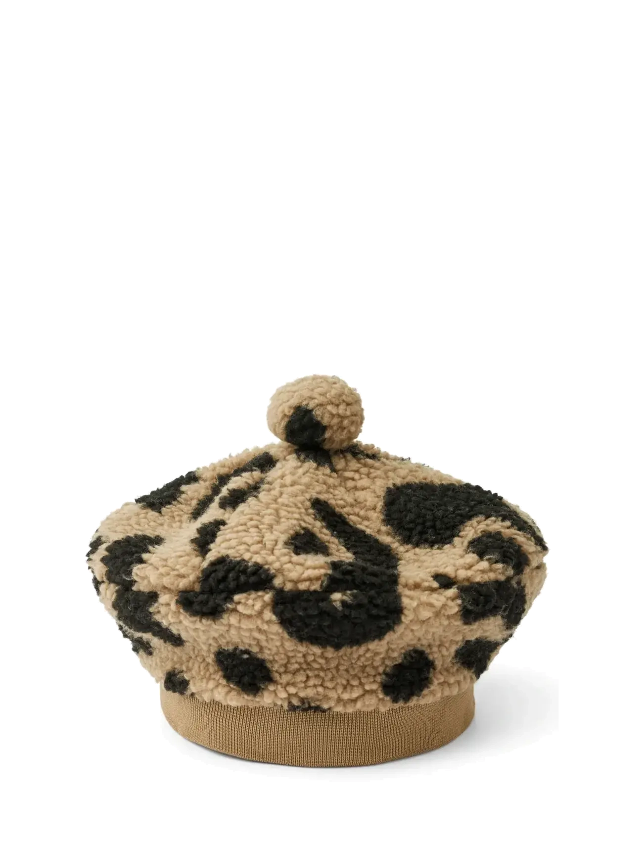 Liewood Poplar Pile Beret Hat - Accessoires - MEGA LEO / OAT MIX / beige