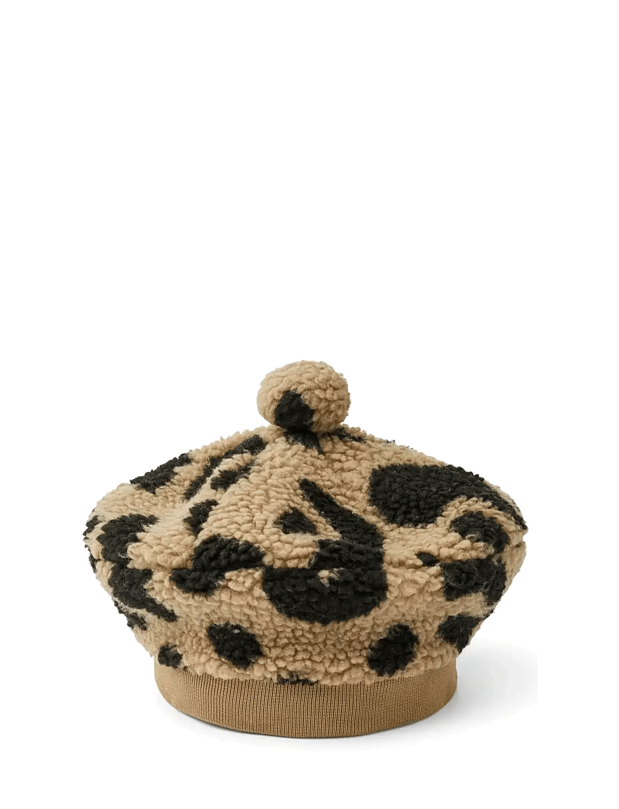 Liewood - Poplar Pile Beret Hat - babyhuer - mega leo / oat mix - 0