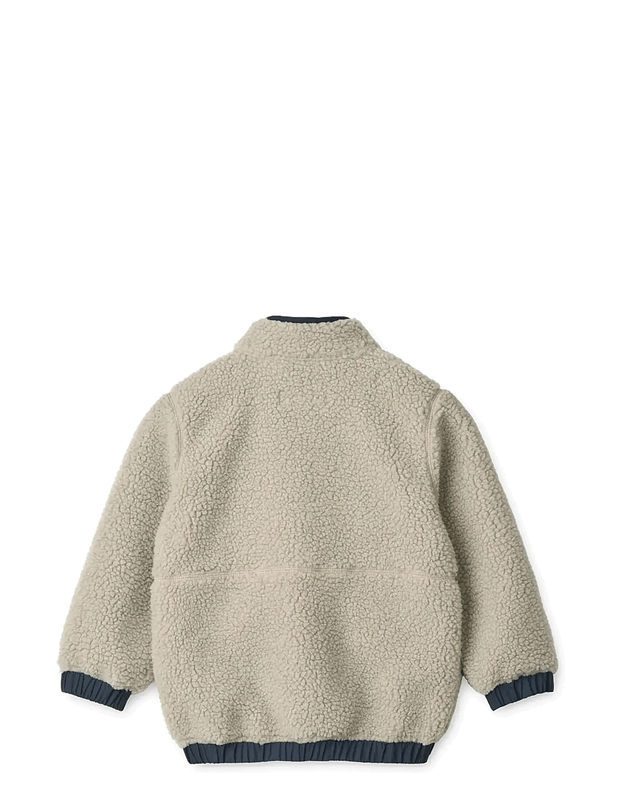 Liewood - Balou Pile Sweatshirt - fleecejackor - mist - 1