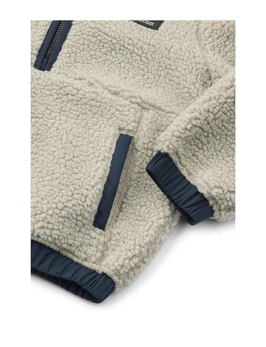 Liewood - Balou Pile Sweatshirt - fleecejackor - mist - 3