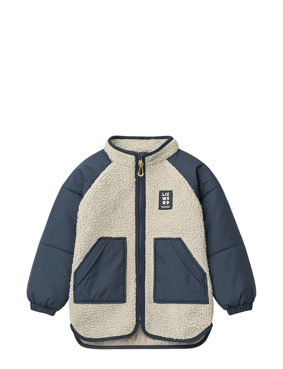 Liewood - Runa Jacket - fleecejacken - mist / classic navy - 0