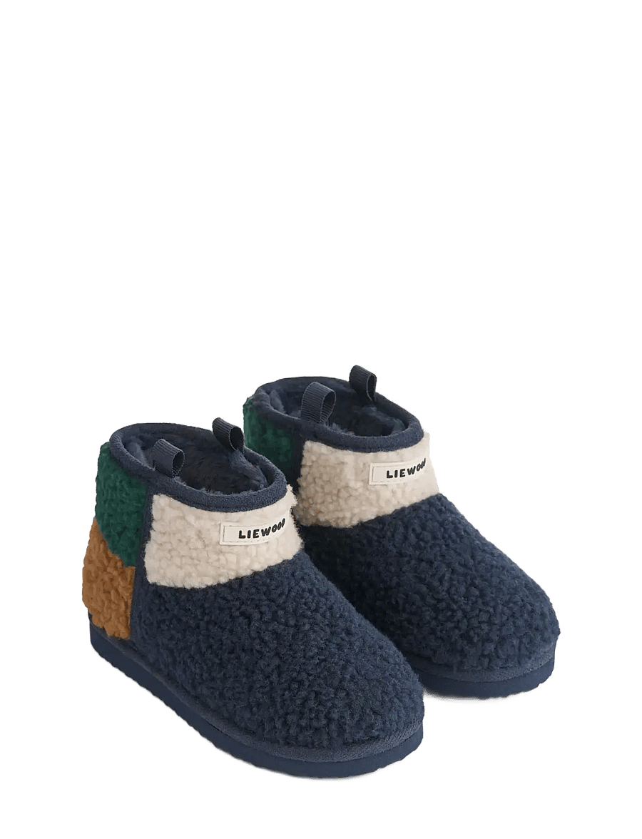 Liewood - Albi Pile Boot - talvesaapad - classic navy multi mix - 1