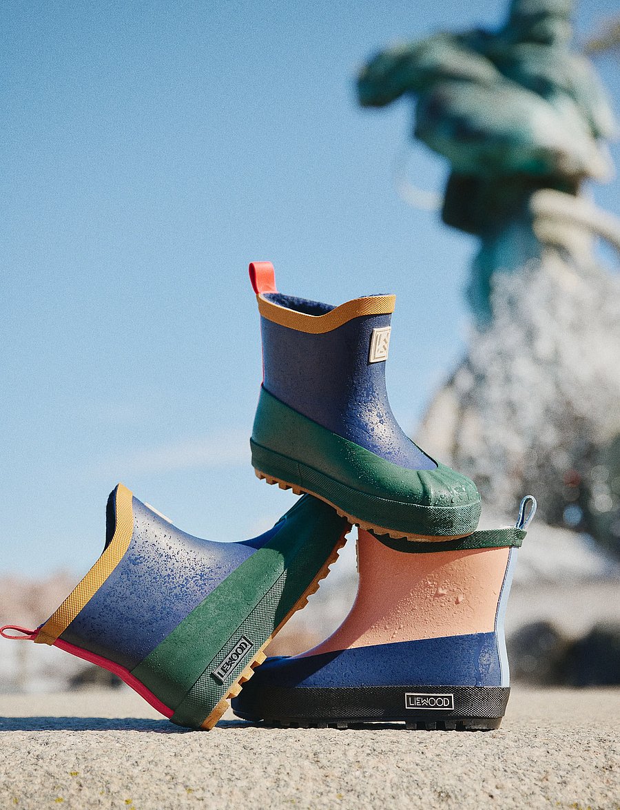 Liewood - Isaac Thermo Rainboot - ungefütterte gummistiefel - classic navy multi mix - 0