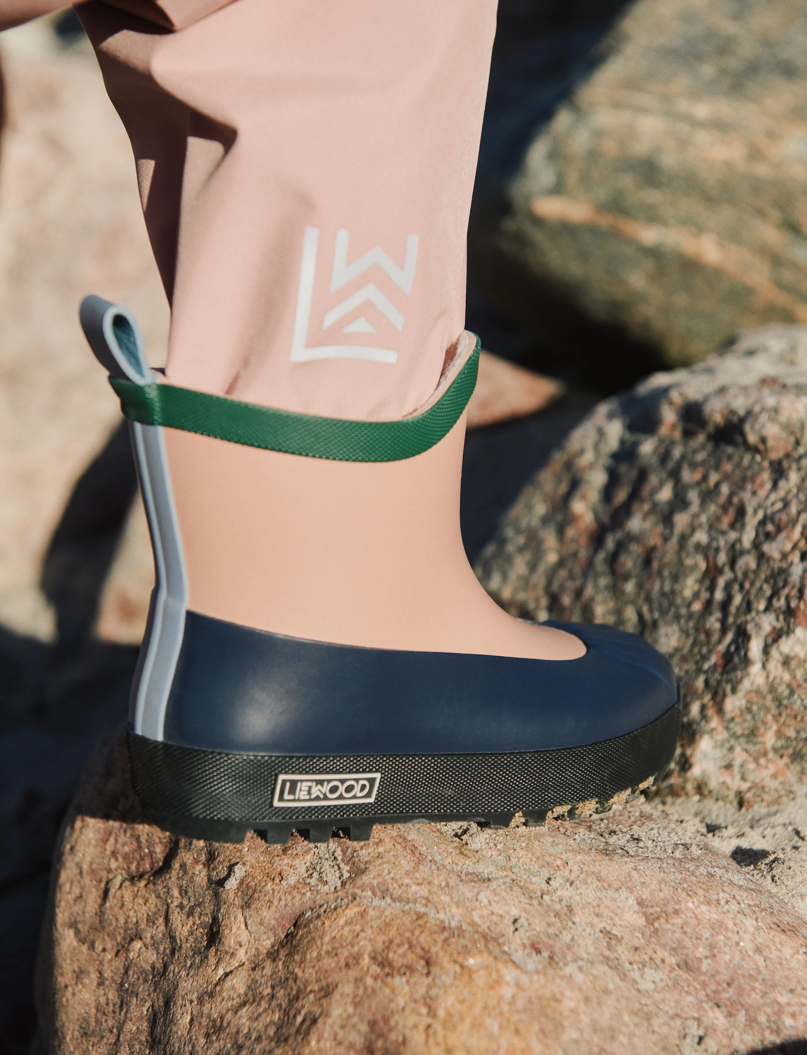 Liewood - Isaac Thermo Rainboot - classic navy multi mix - 4
