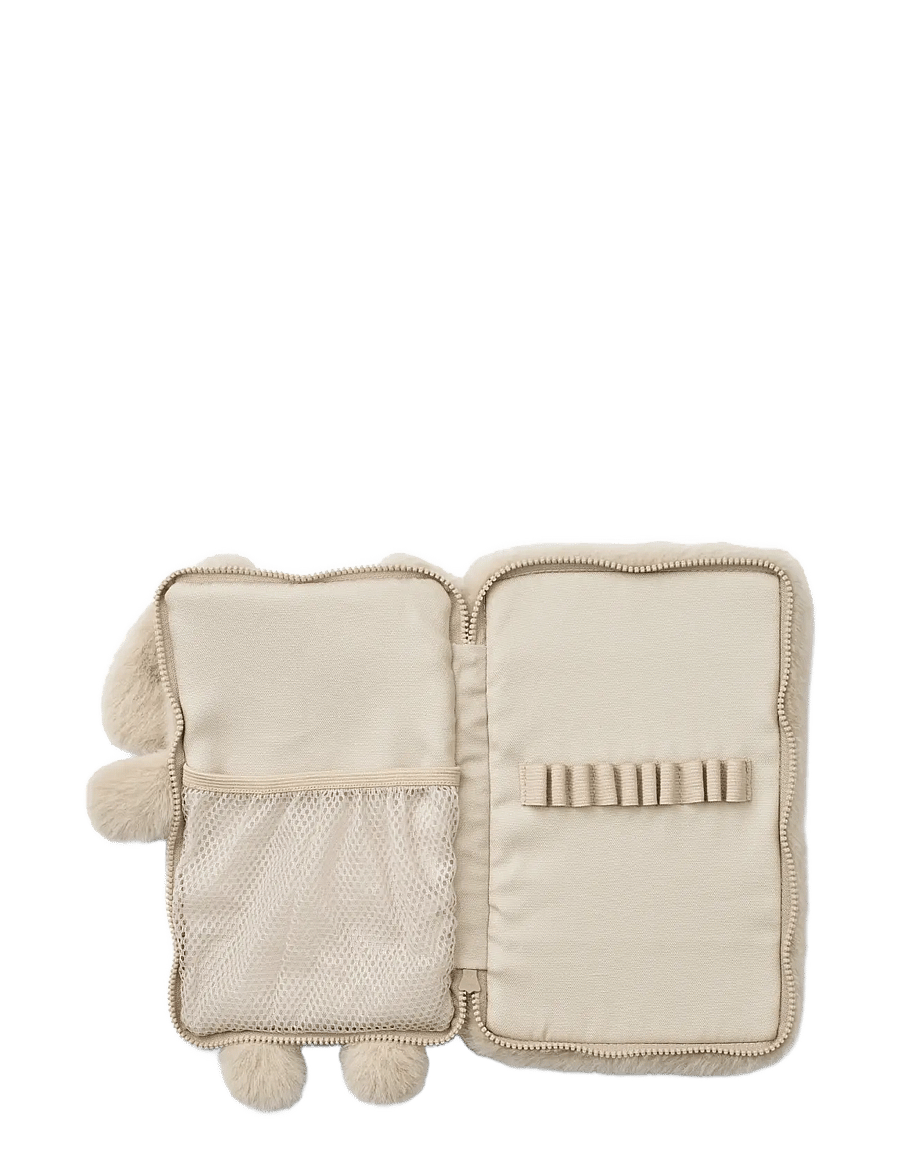 Liewood - Shannon Rabbit Plush Pencil Case - pennfodral - mist - 3