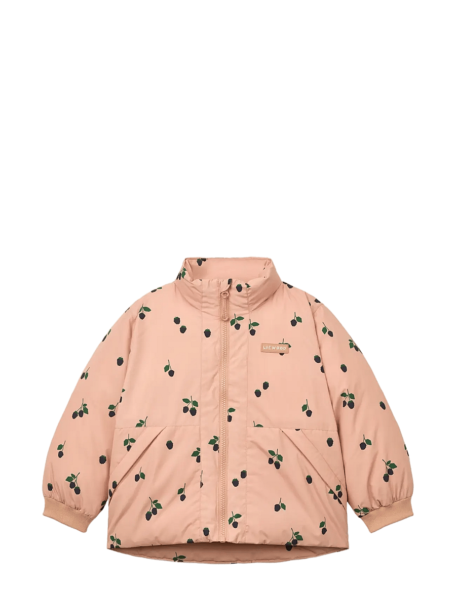 Liewood - Bran Jacket - vinterjackor - berry / pale tuscany - 0