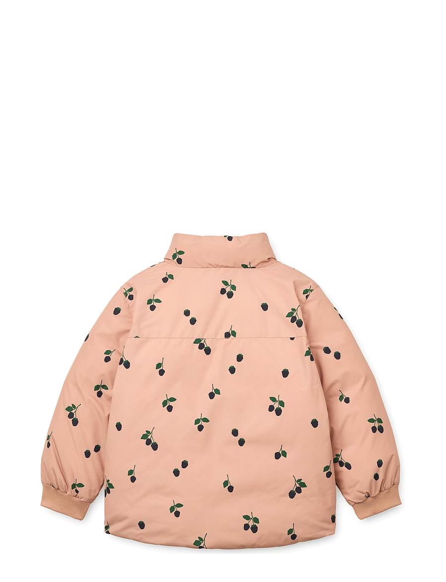 Liewood - Bran Jacket - vinterjackor - berry / pale tuscany - 1