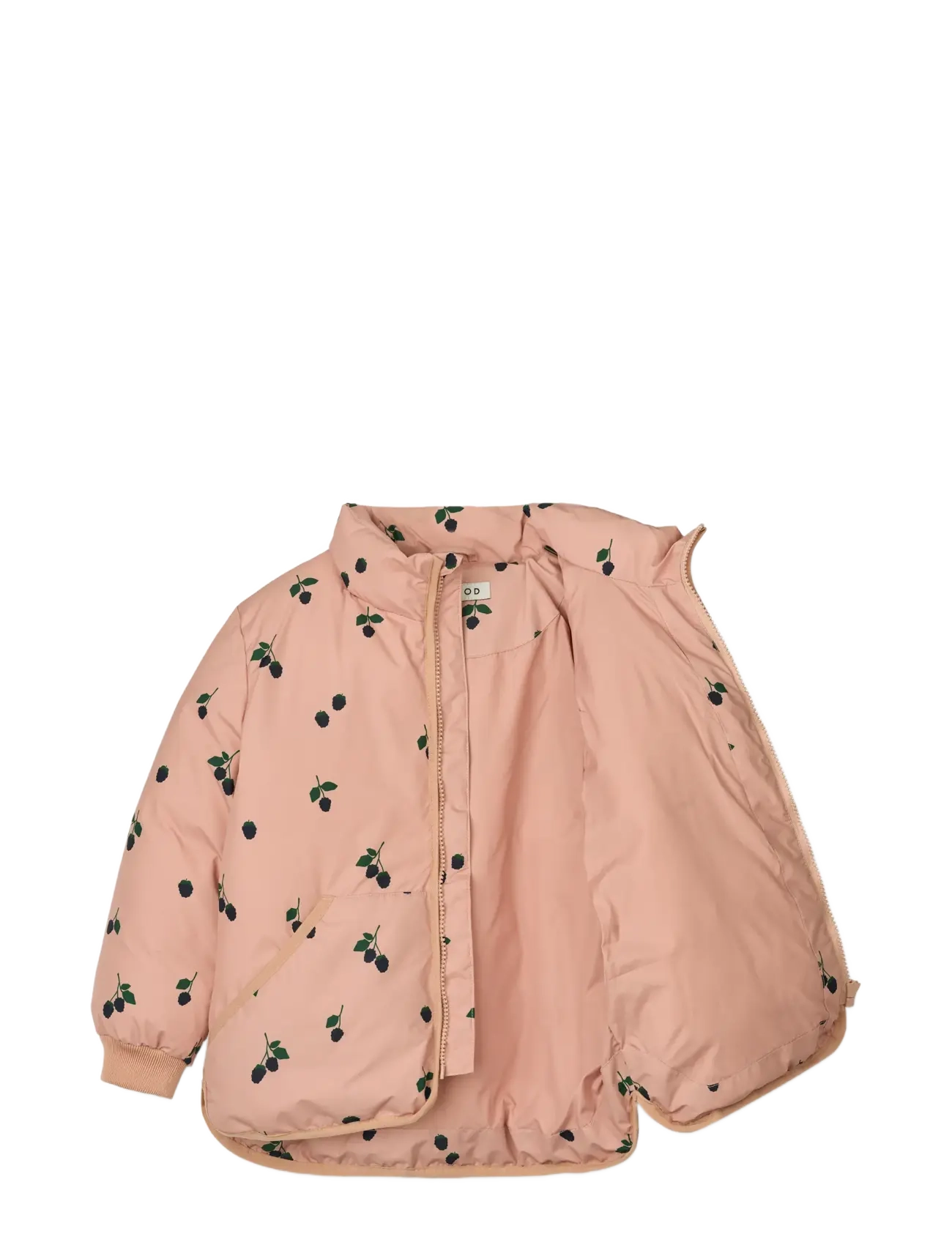 Liewood - Bran Jacket - vinterjackor - berry / pale tuscany - 2