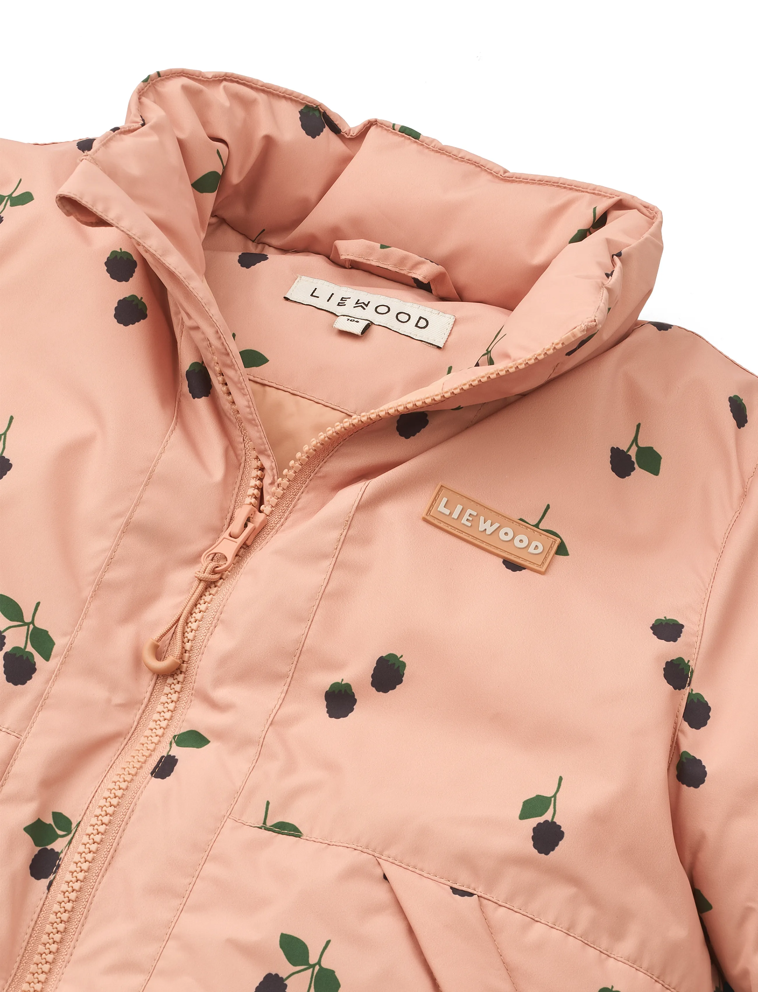 Liewood - Bran Jacket - vinterjackor - berry / pale tuscany - 3