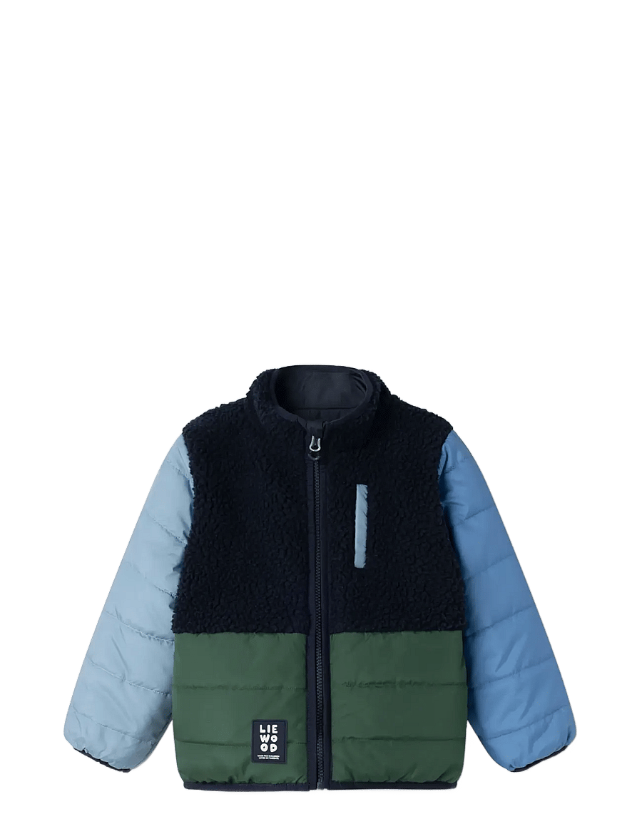 Liewood - Franka Reversible Jacket - classic navy multi mix - 1