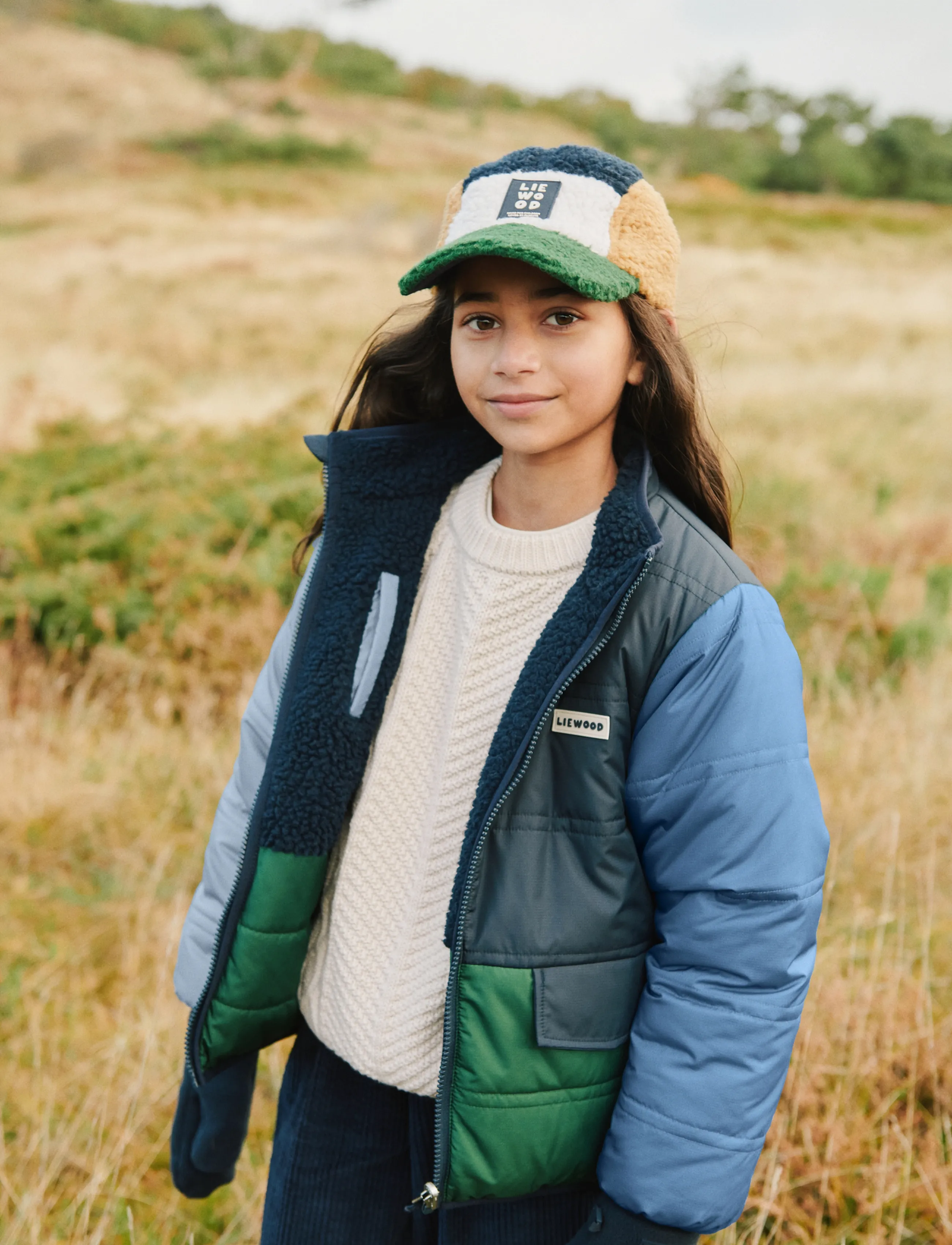 Liewood - Franka Reversible Jacket - classic navy multi mix - 4
