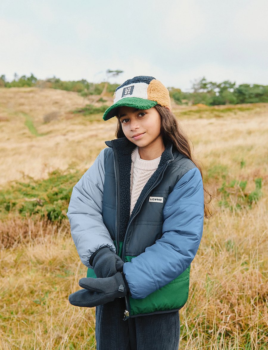 Liewood - Franka Reversible Jacket - classic navy multi mix - 5