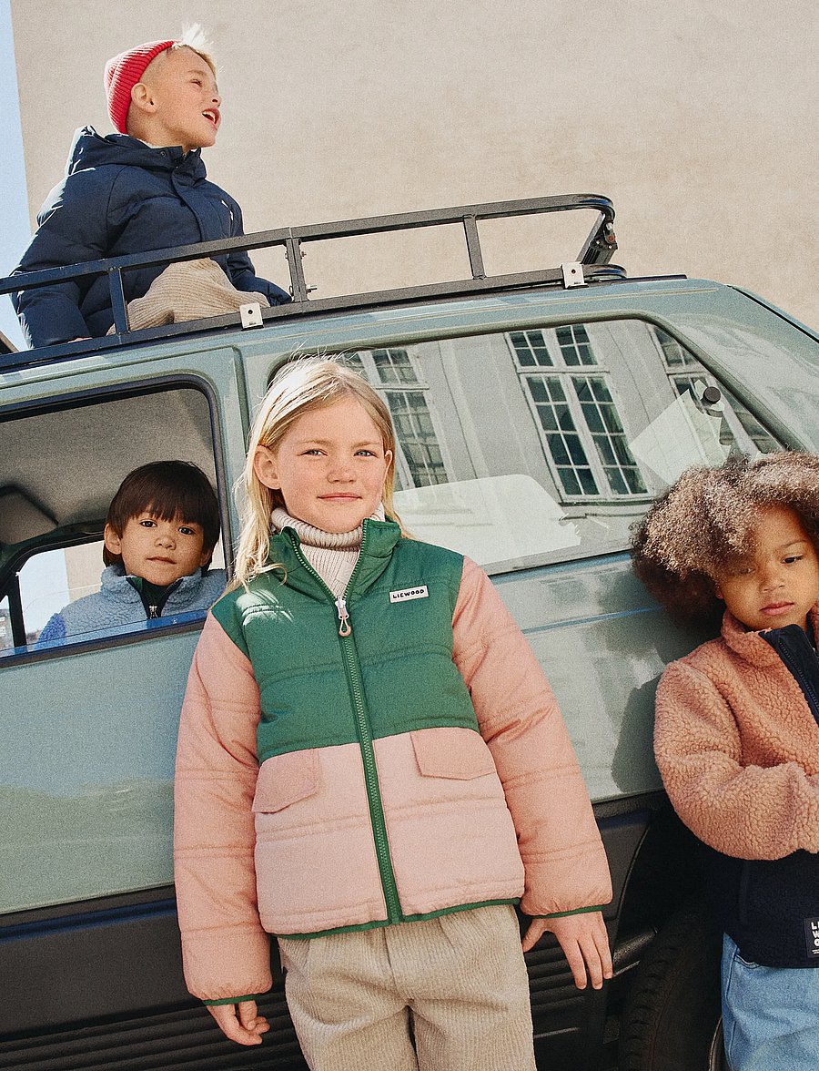 Liewood - Franka Reversible Jacket - thermo jackets - pale tuscany multi mix - 0