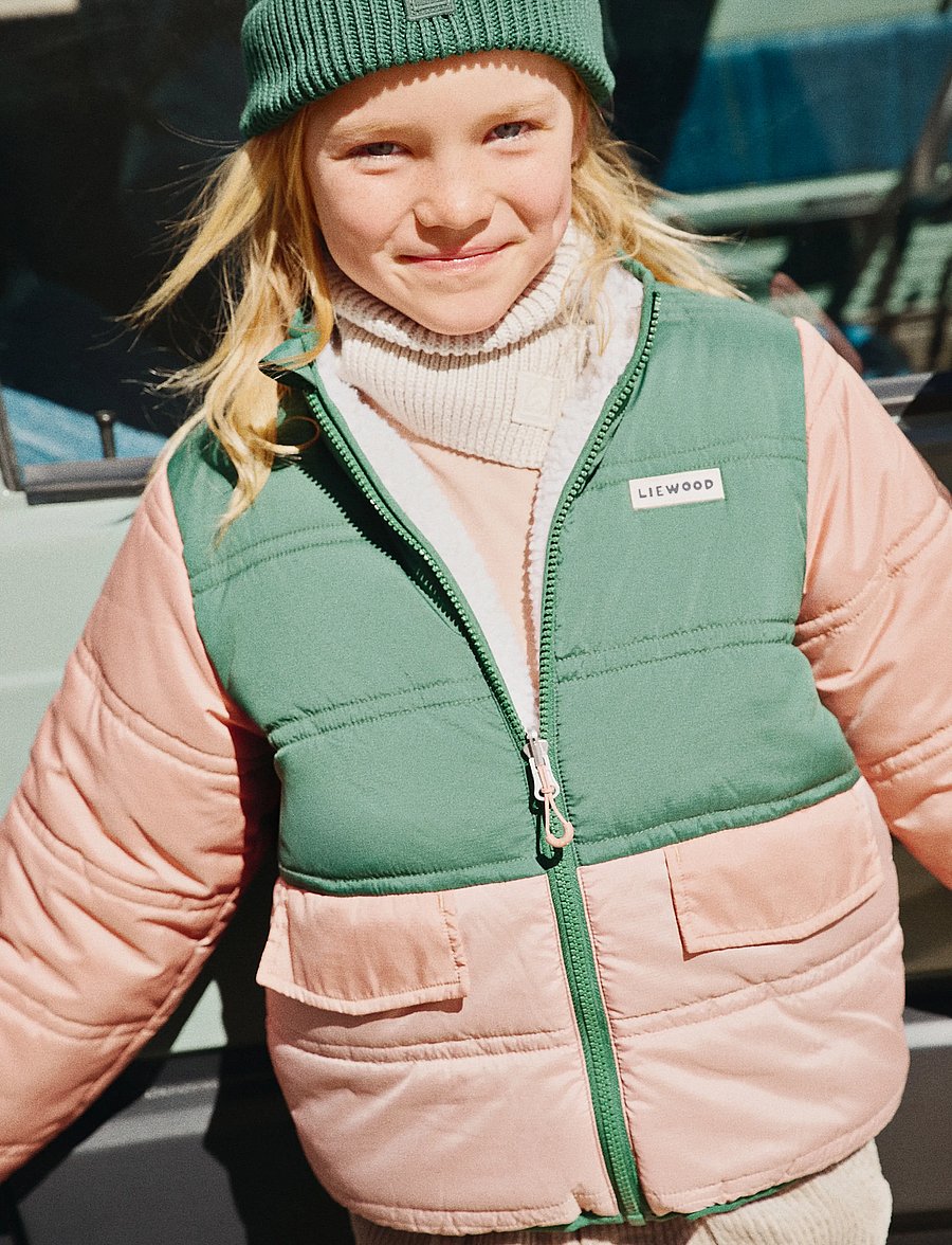 Liewood - Franka Reversible Jacket - thermo jackets - pale tuscany multi mix - 5