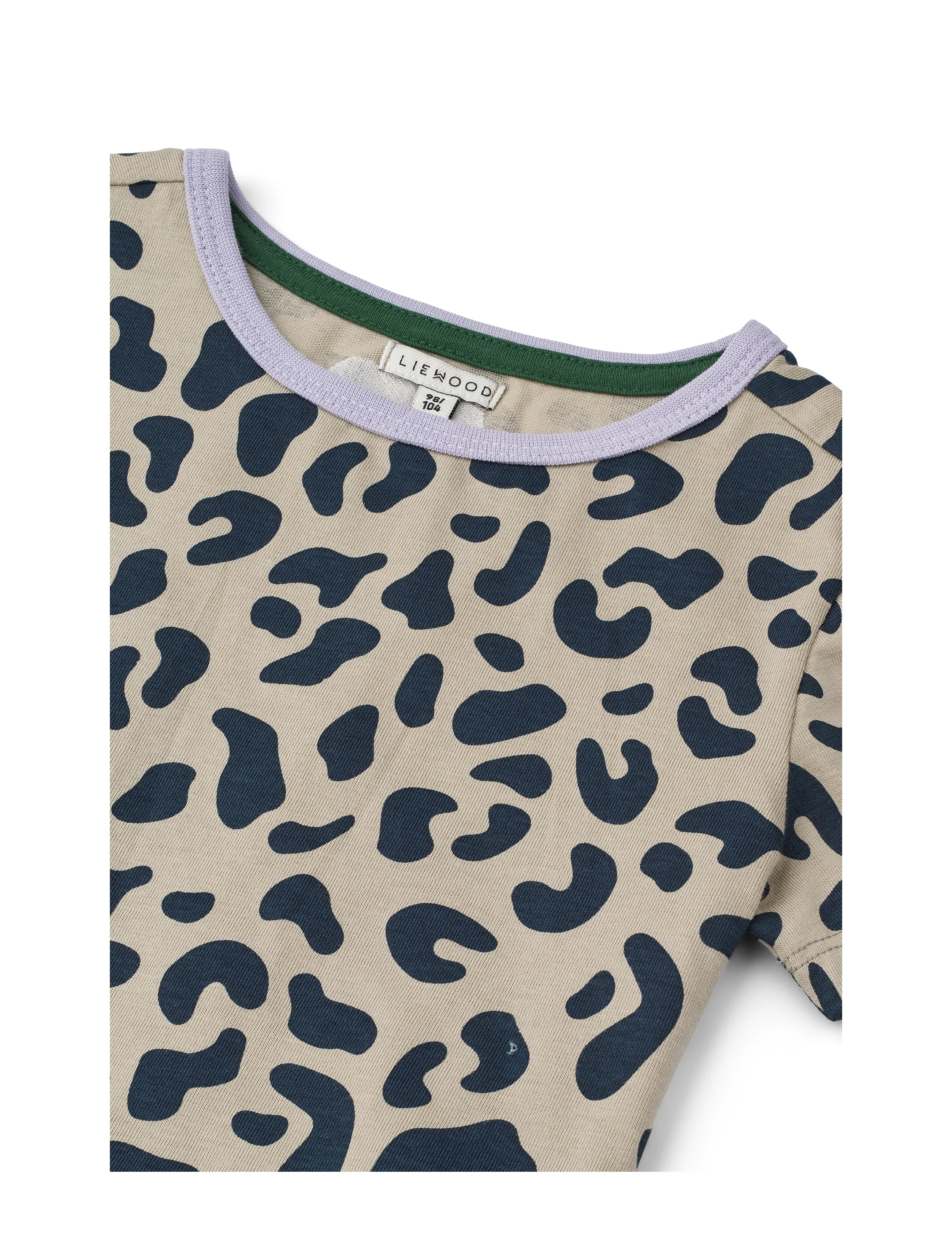 Liewood - Kya SS T-shirt - leo / mist - 2