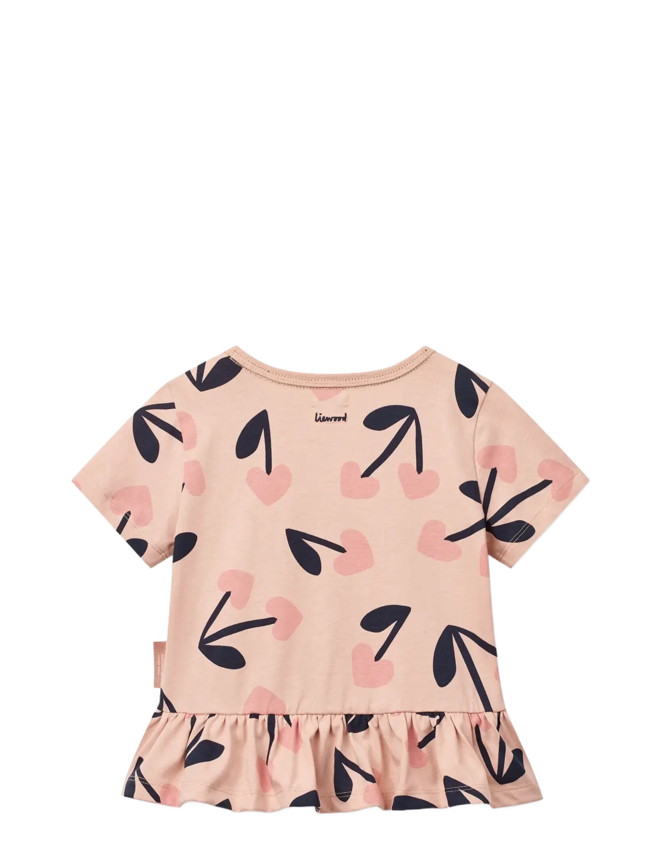 Liewood - Kya SS T-shirt - mega cherry heart / rosey - 1