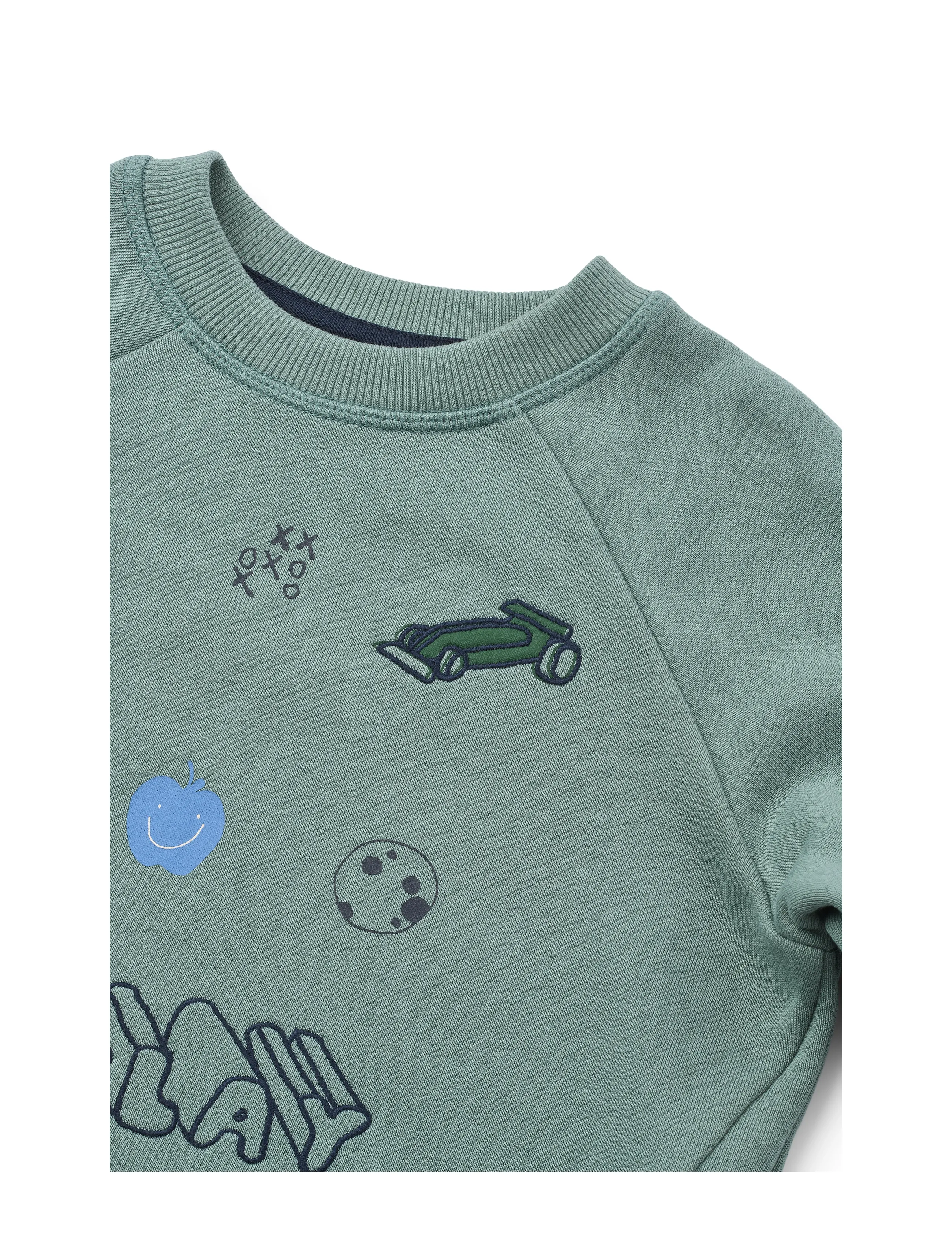 Liewood - Orson Sweatshirt - play / dusty peppermint - 3