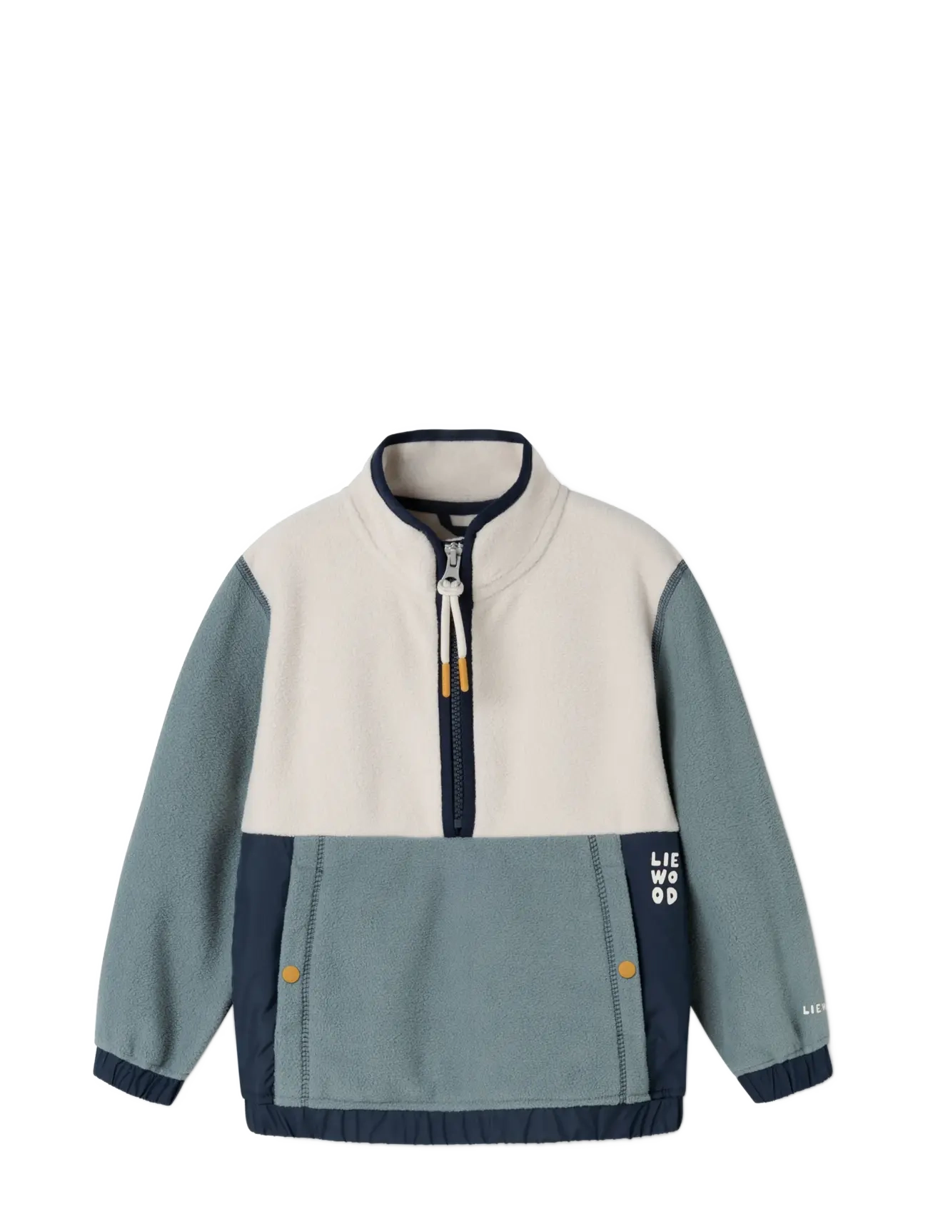 Liewood Wynn Fleece Half Zip Shirt - Beebiriided - CLASSIC NAVY MIX / blue