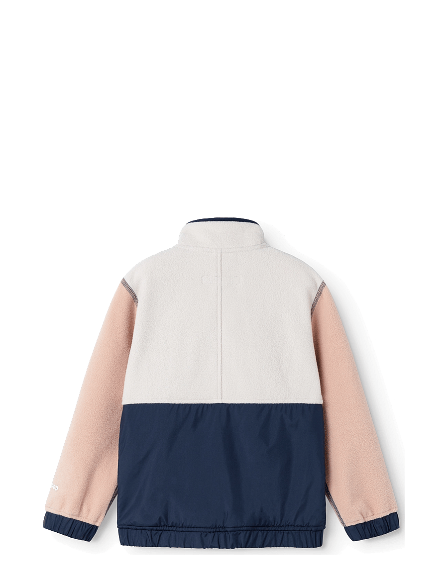 Liewood - Wynn Fleece Half Zip Shirt - fleece jackets - pale tuscany mix - 1