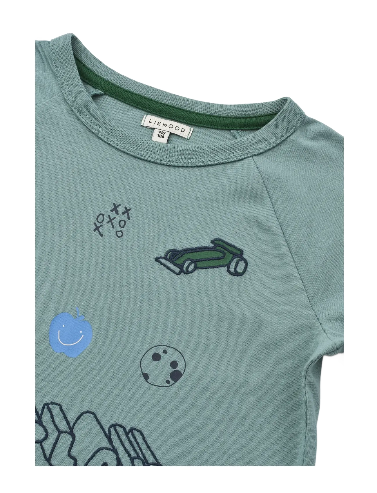 Liewood - Brodie SS T-shirt - play / dusty peppermint - 2