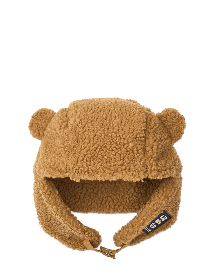 Liewood - Bravo Pile Hat w Ears - golden caramel - 2