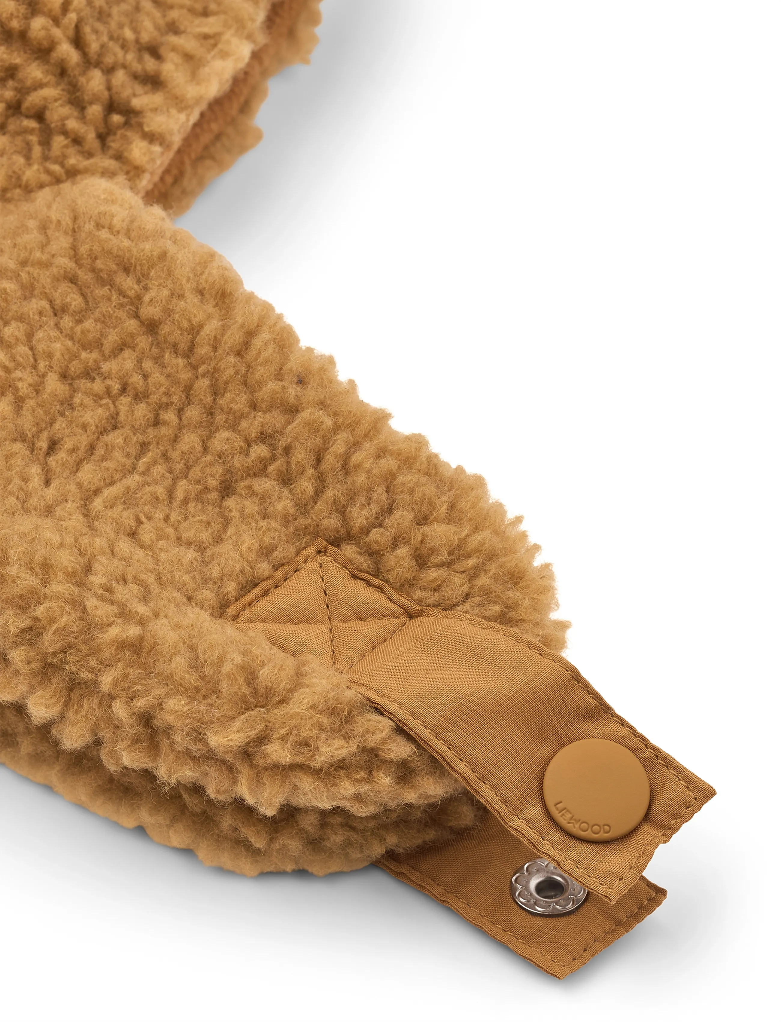 Liewood - Bravo Pile Hat w Ears - golden caramel - 3