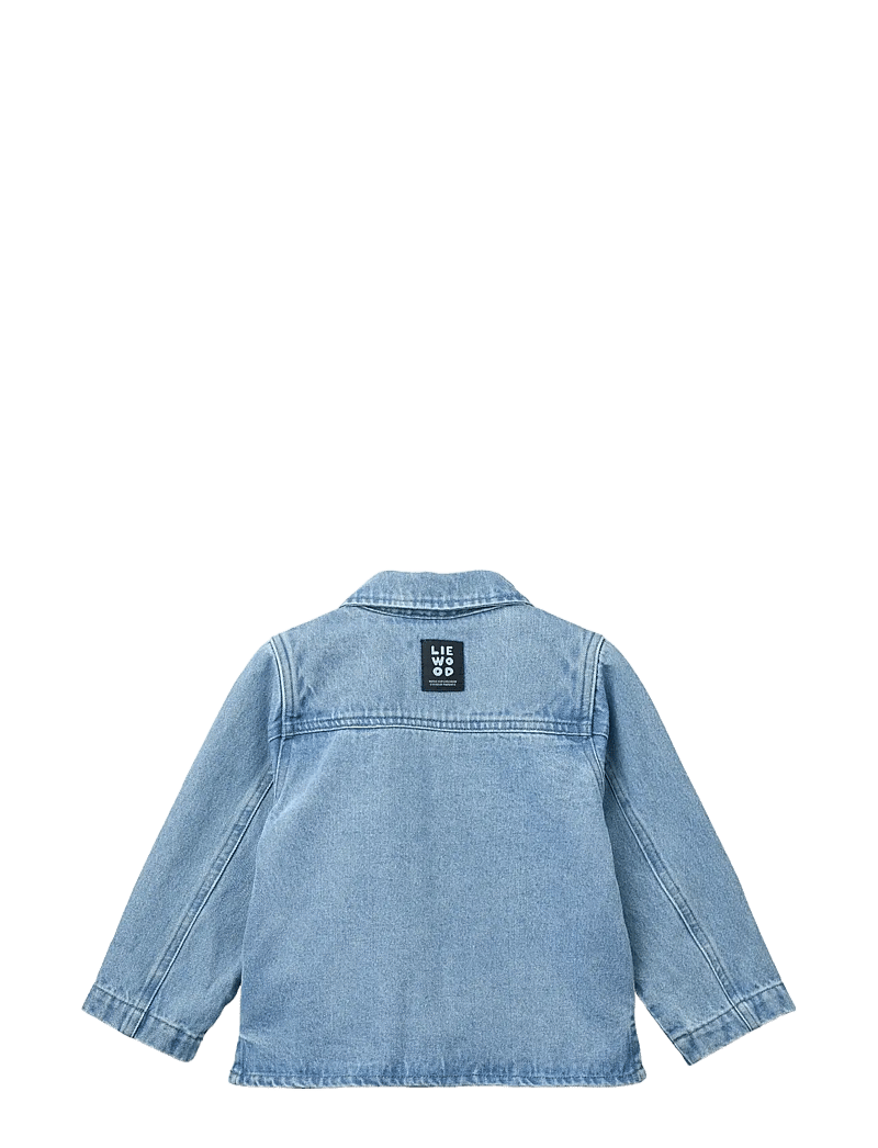 Liewood - Kinsley Placement Denim Overshirt - jeansjacken - cool kids / light blue denim - 2
