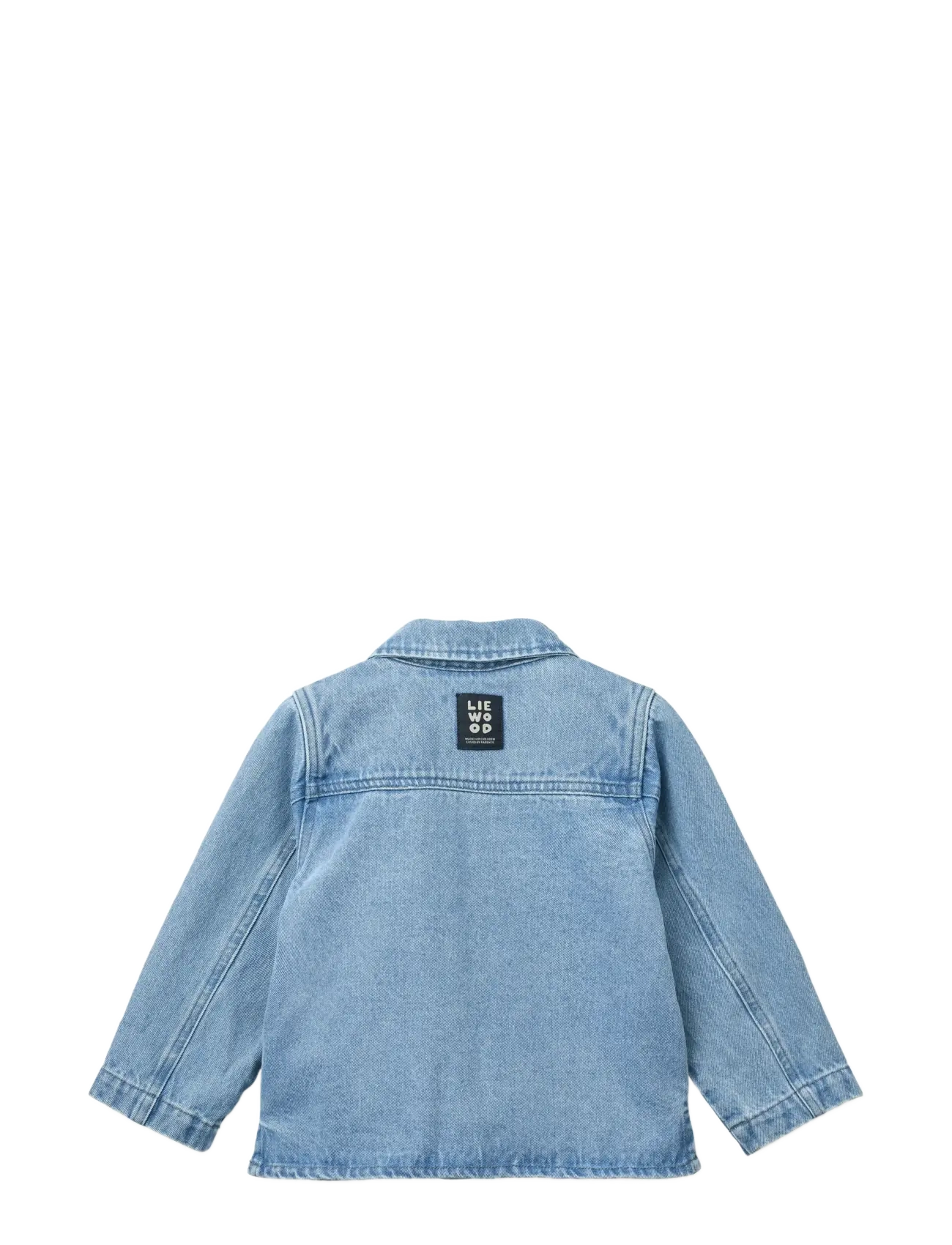 Liewood - Kinsley Placement Denim Overshirt - teksa ja velvet - cool kids / light blue denim - 2