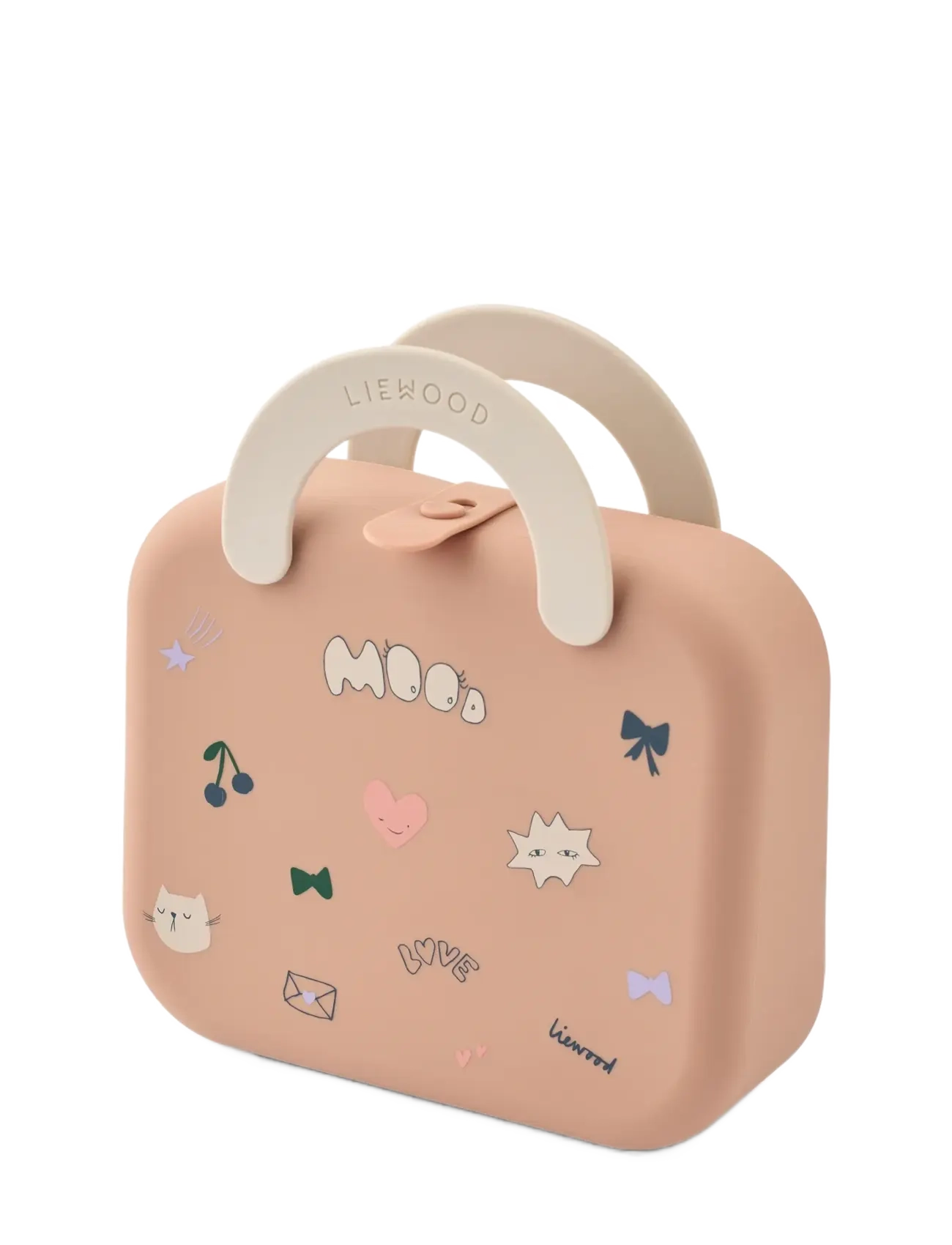 Liewood Elara Foldable Lunchbox, Madkasse, Pink, Str: ONE SIZE