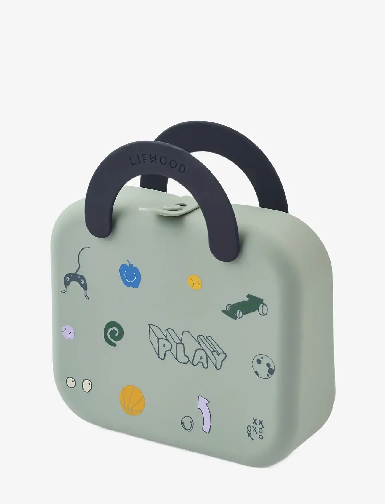 Liewood Elara Foldable Lunchbox - Brotdosen - PLAY / DUSTY PEPPERMINT / green