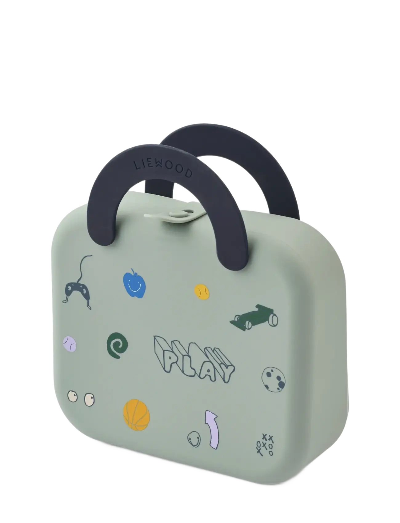 Liewood Elara Foldable Lunchbox, Madkasse, Grøn, Str: ONE SIZE