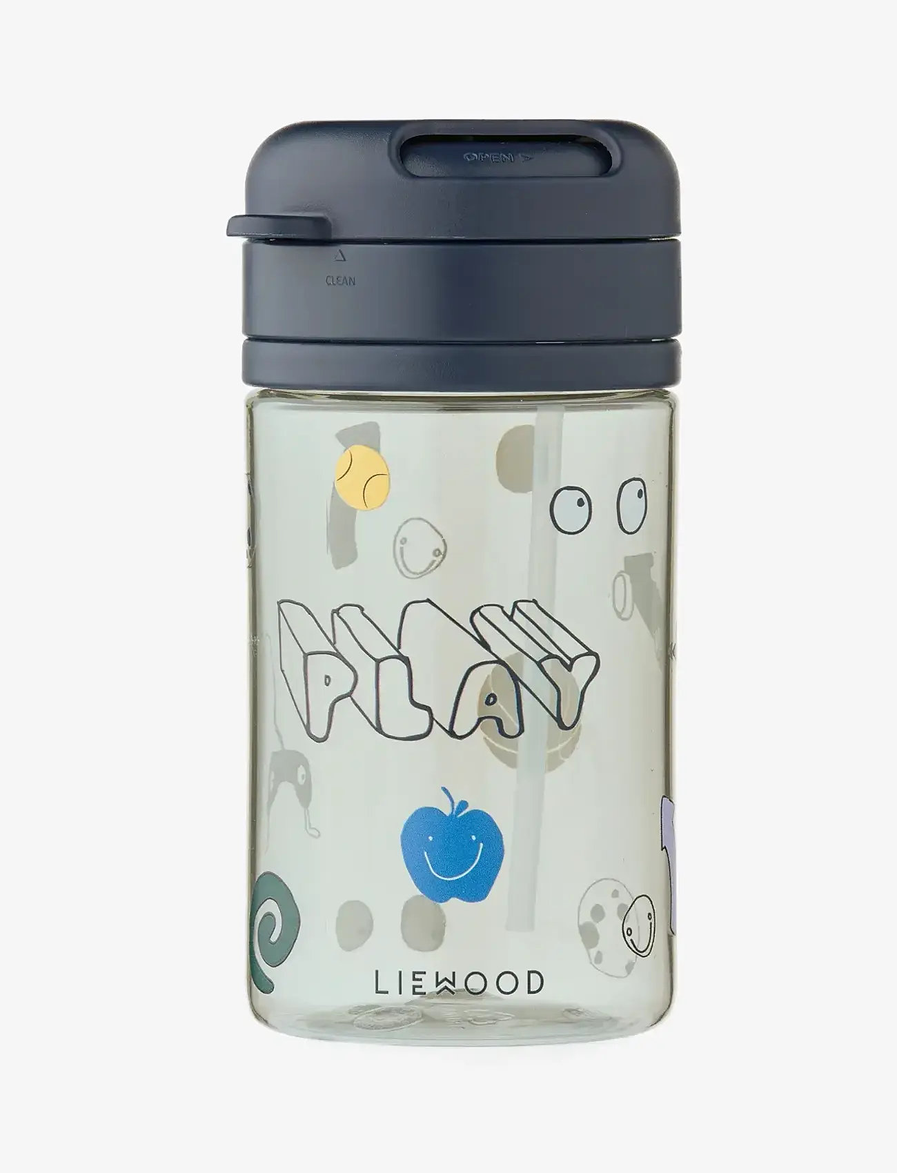 Liewood - Pavia Tritan Straw Cup 500 ml - vandflasker - play / dusty peppermint - 0
