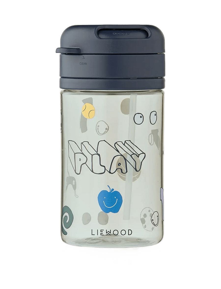 Liewood - Pavia Tritan Straw Cup 500 ml - tassen & becher - play / dusty peppermint - 0