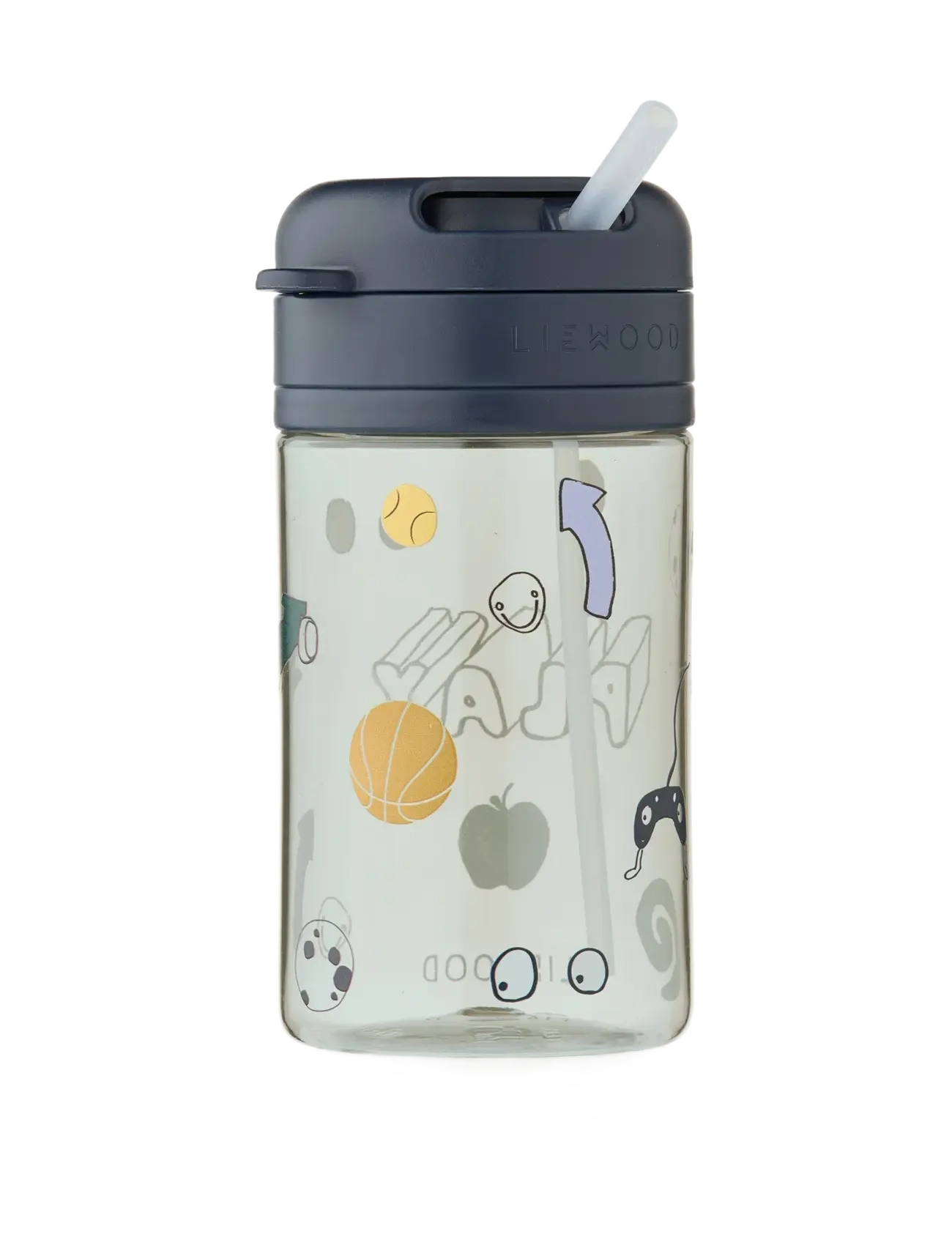Liewood - Pavia Tritan Straw Cup 500 ml - tassen & becher - play / dusty peppermint - 1