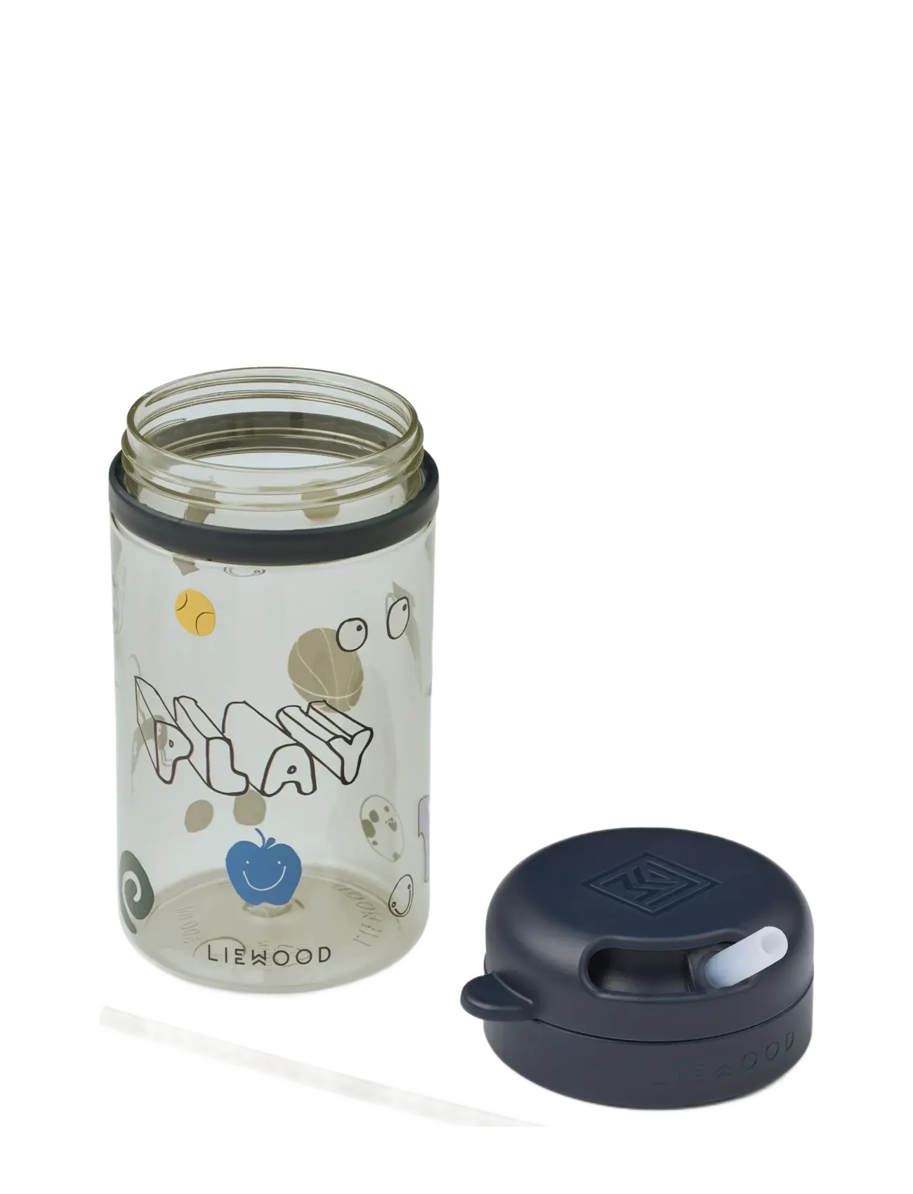 Liewood - Pavia Tritan Straw Cup 500 ml - tassen & becher - play / dusty peppermint - 2