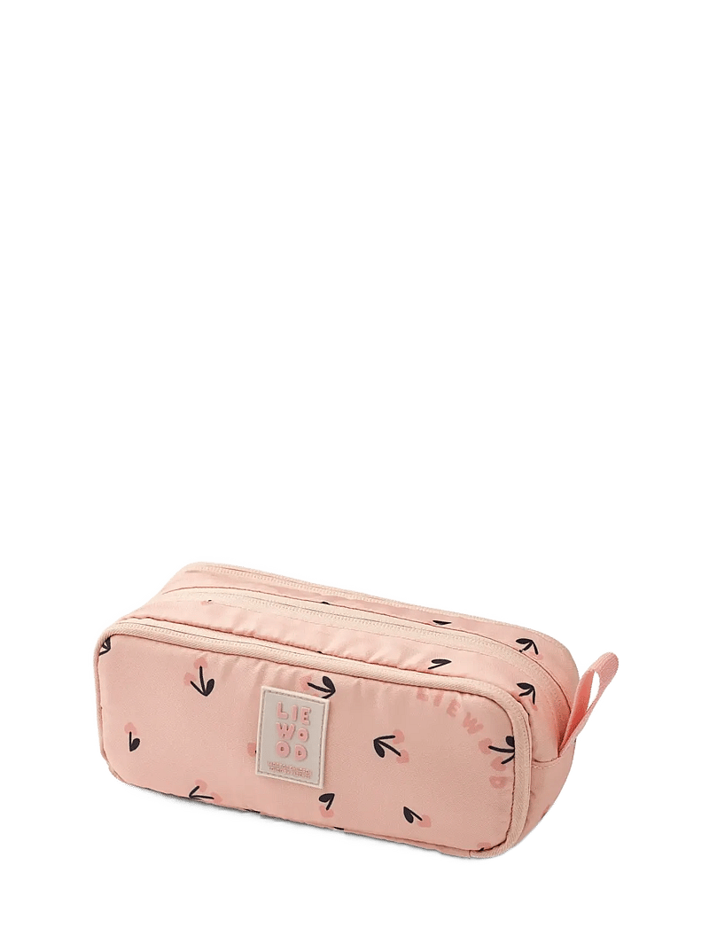 Liewood - Cindy Pencil Case - pennfodral - cherry heart / rosey - 1