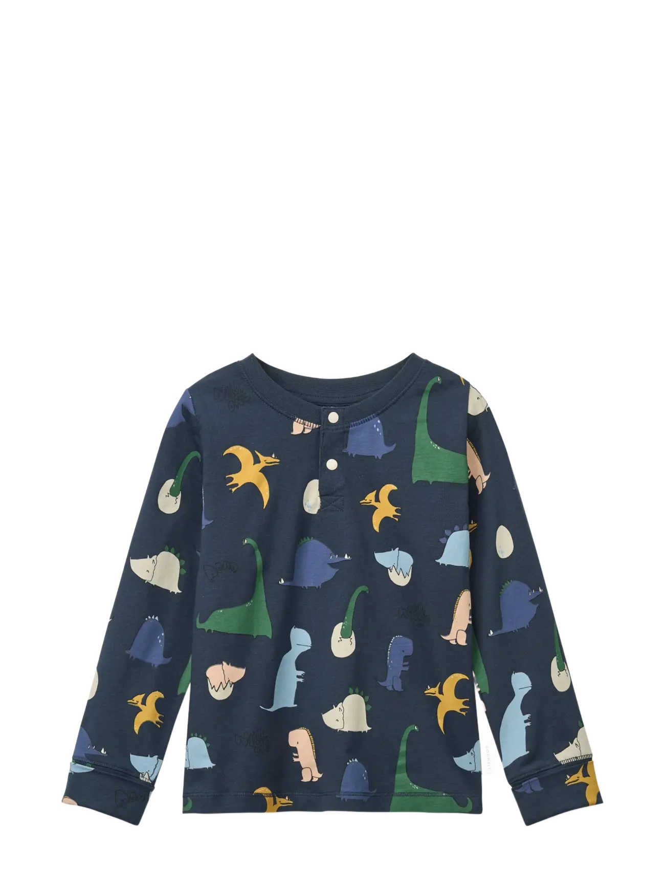 Liewood - Wilhelm Grow Printed Pyjamas Set - dino roar / classic navy - 2